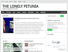 Tablet Screenshot of lonelypetunia.com